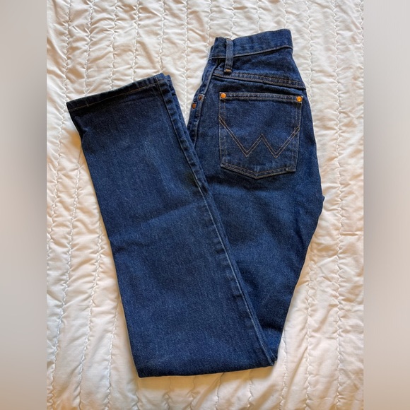 Wrangler cowboy cut slim fit jeans 3x34 - stonewash blue - Picture 3 of 8